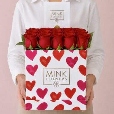 Caja Mink Corazones